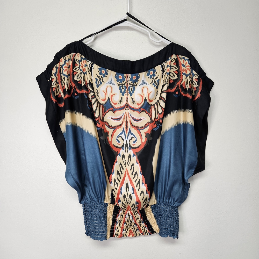 Rampage Multicolor Patterned Women's Blouse